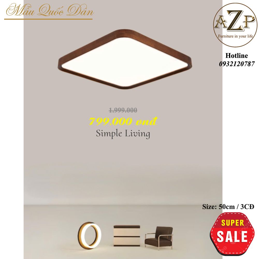 Đèn Ốp Trần Nghệ Thuật – Điểm Nhấn Ấn Tượng Cho Mọi Không Gian - Hàng Nhập Khẩu AZP - OT46