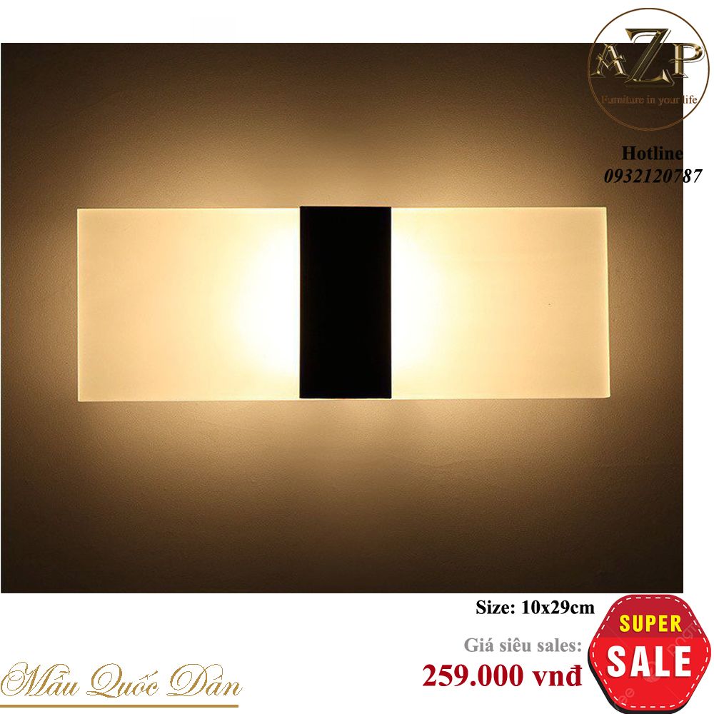 Đèn Ốp Vách Hắt Tường Phong Cách Hiện Đại Tối Giản - Hàng Nhập Khẩu - AZP - OV370