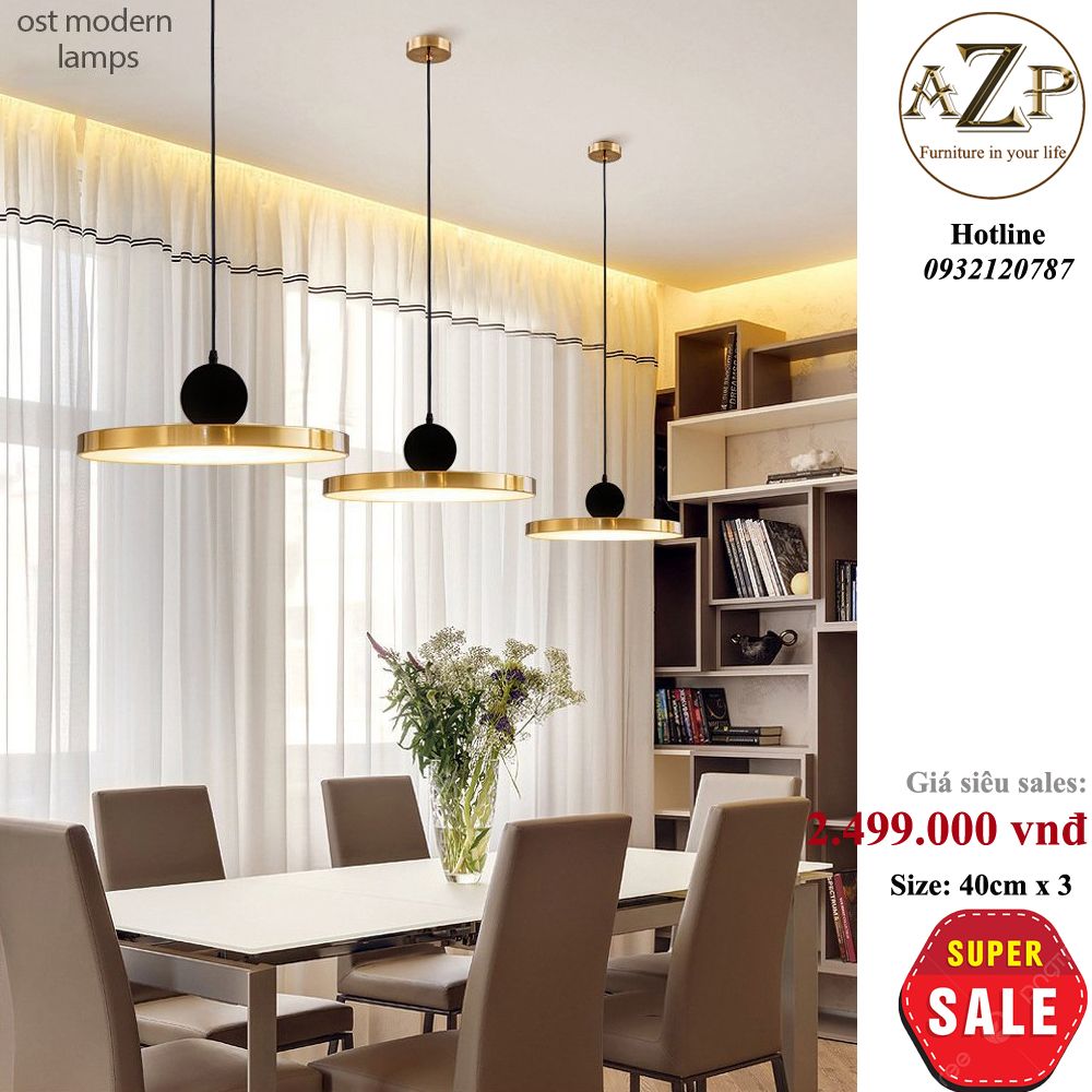Đèn Thả Trần Đơn – Nét Đẹp Tối Giản Cho Không Gian Hiện Đại - Hàng Nhập Khẩu AZP-TD40