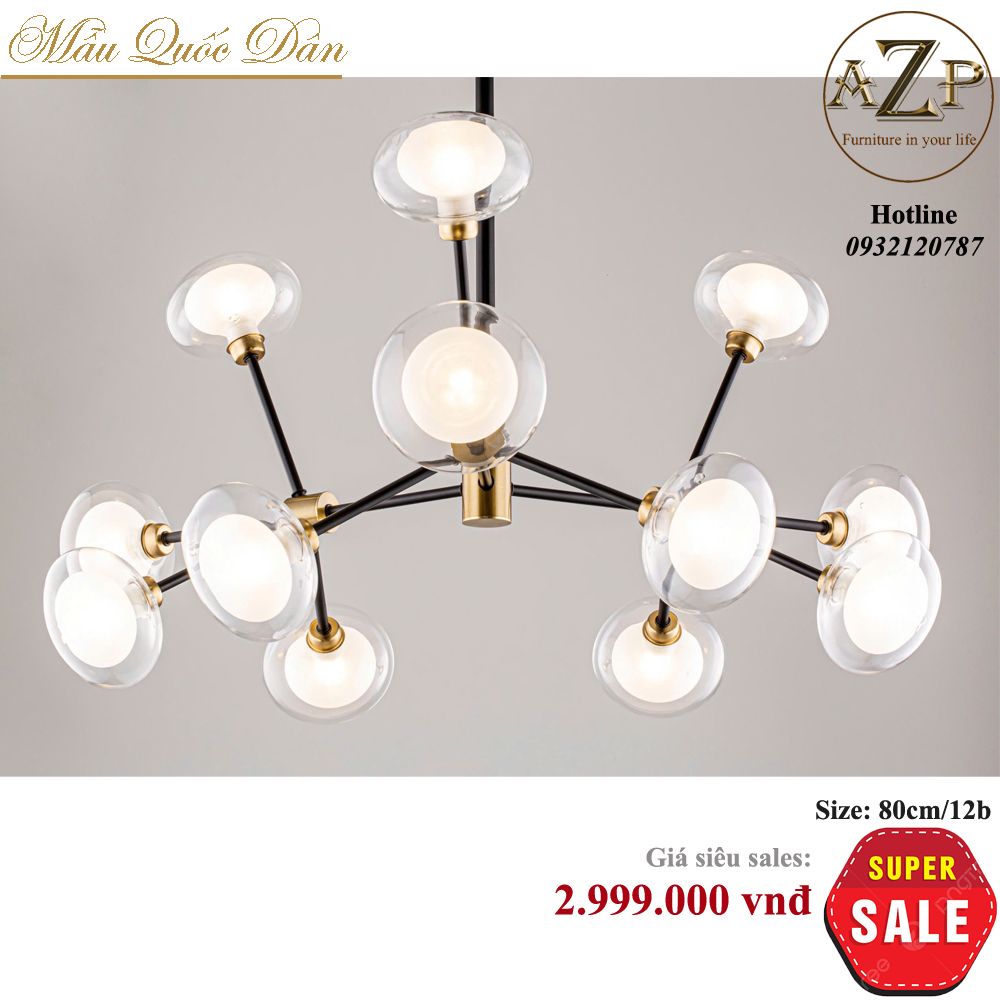 Đèn Thả Trần Chùm Nghệ Thuật Hàng Nhập Khẩu AZP-TC56