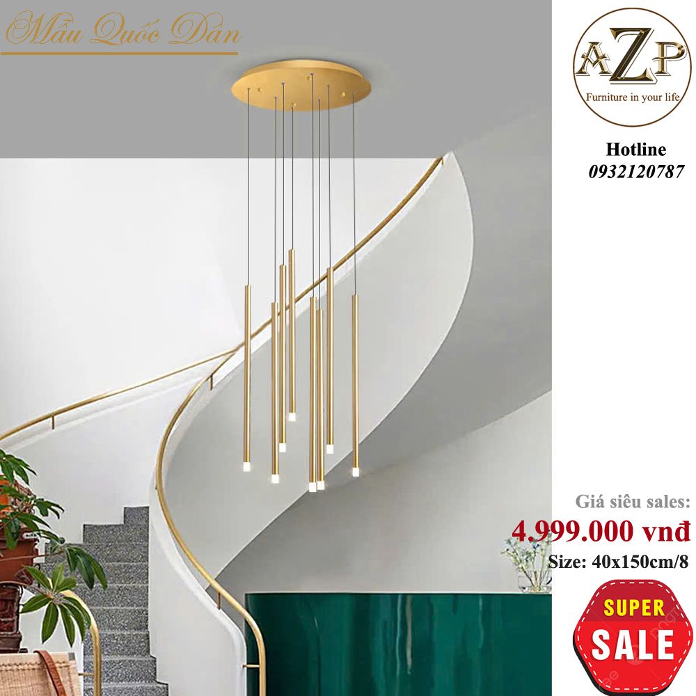 Đèn Thông Tầng Nghệ Thuật - Sang Trọng & Đẳng Cấp - Rực Rỡ & Tinh Tế - Hàng Nhập Khẩu AZP-TT66