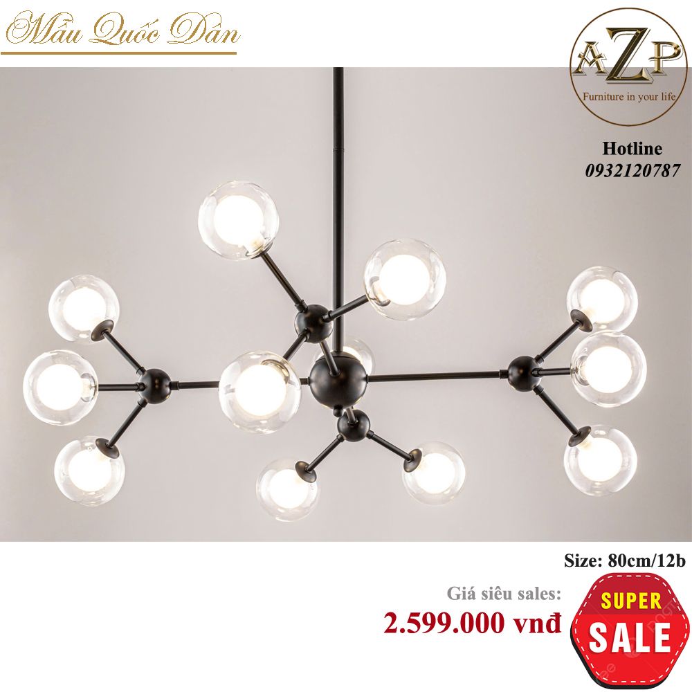 Đèn Thả Trần Chùm Nghệ Thuật Hàng Nhập Khẩu AZP-TC52