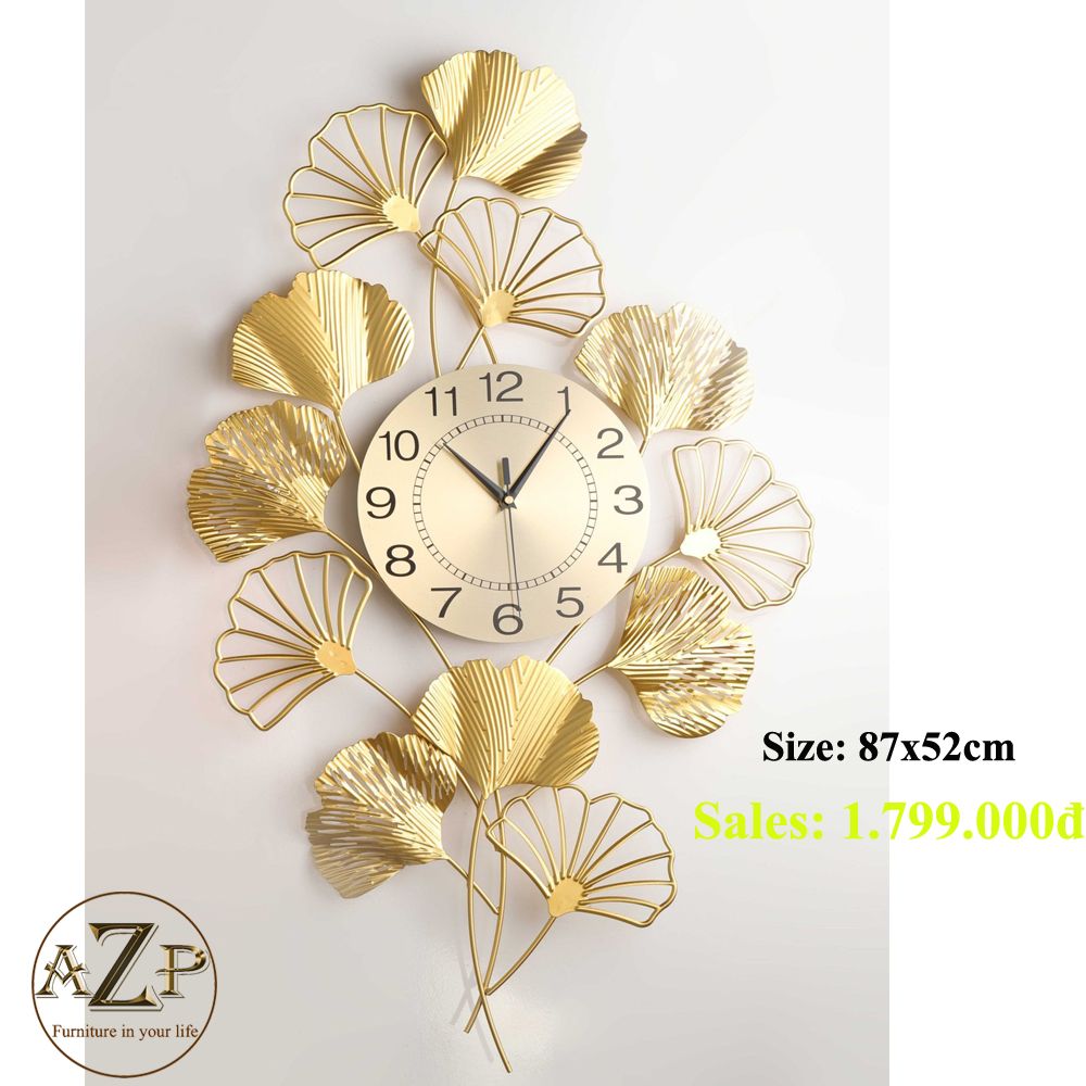 Đồng Hồ Treo Tường – Điểm Nhấn Decor Sang Trọng Cho Mọi Không Gian - Hàng Nhập Khẩu AZP-DH10