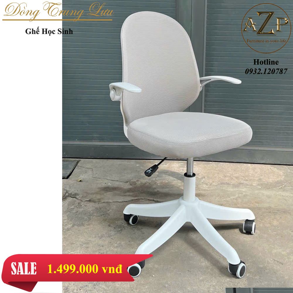 Ghế Học Sinh Hỗ trợ Cột Sống cho Bé, Chống Gù, Chống Cận Hàng Nhập Khẩu AZP-103-Xám