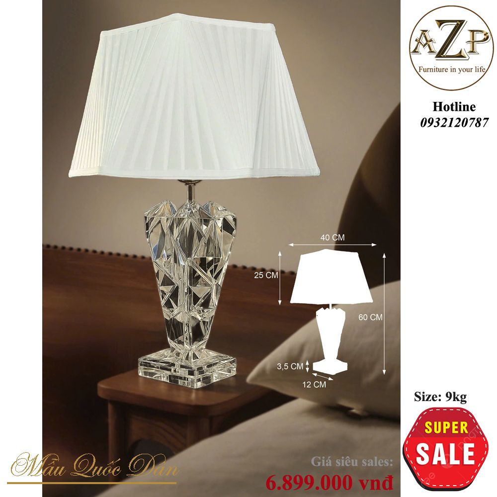Đèn Bàn Decor Sang Trọng - Hàng Nhập Khẩu AZP - DB61