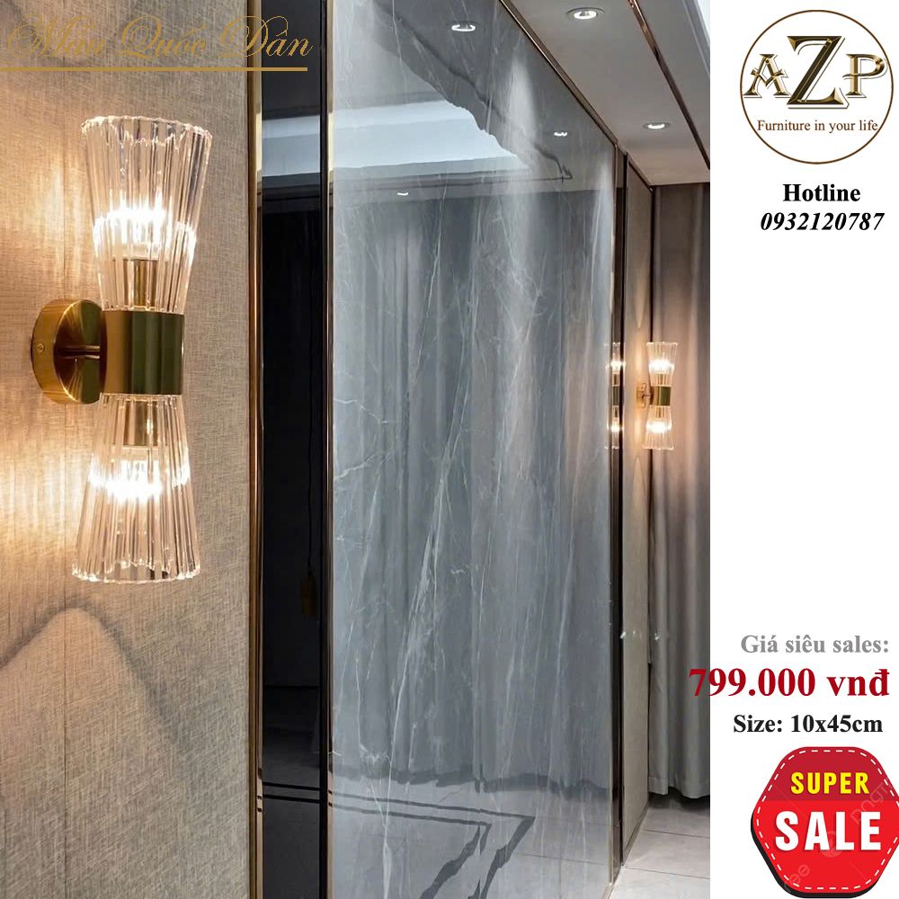 Đèn Ốp Vách Phong Cách Hiện Đại Tối Giản - Hàng Nhập Khẩu - AZP - OV122
