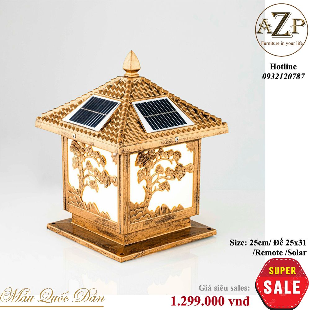 Đèn Trụ Cổng Kiểu Dáng Hiện Đại – Ánh Sáng Đẳng Cấp Cho Lối Vào - Hàng Nhập Khẩu AZP - TC7