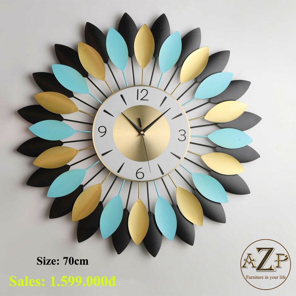 Đồng Hồ Treo Tường – Điểm Nhấn Decor Sang Trọng Cho Mọi Không Gian - Hàng Nhập Khẩu AZP-DH1