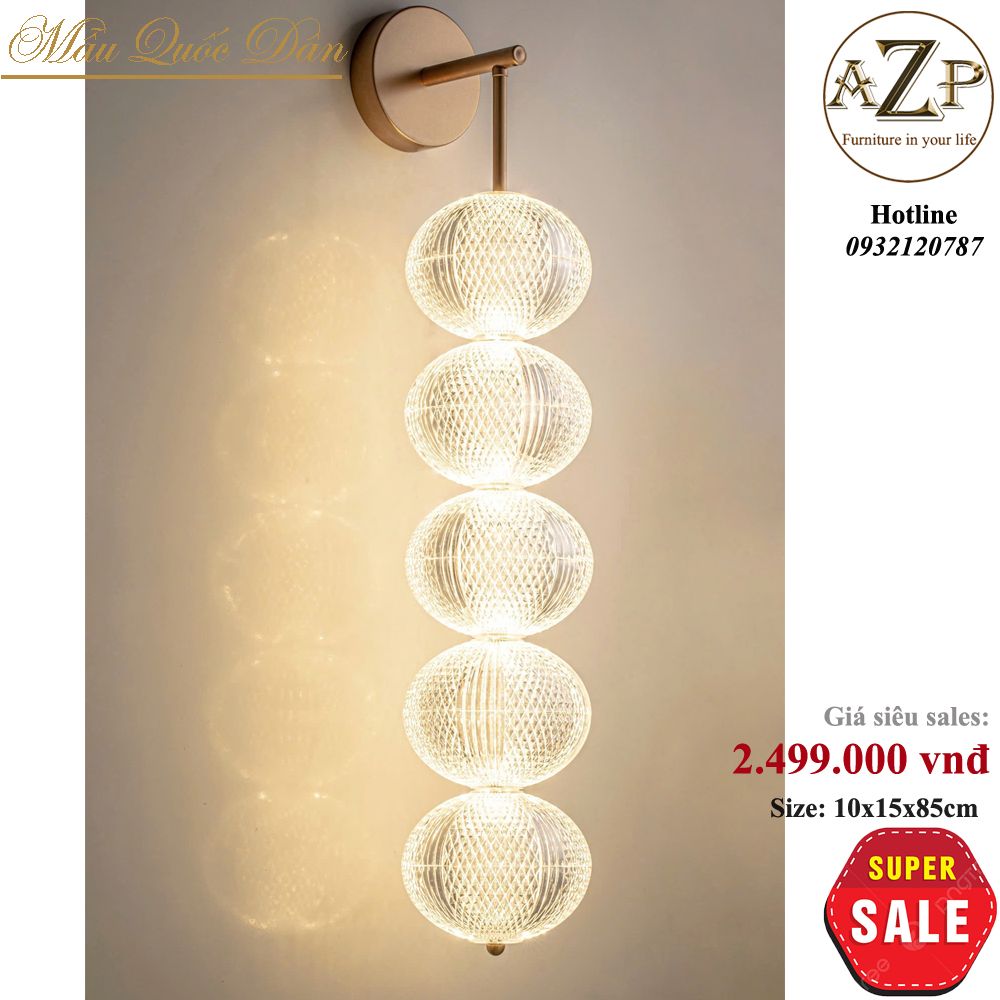 Đèn Ốp Vách Phong Cách Hiện Đại Tối Giản - Hàng Nhập Khẩu - AZP - OV123