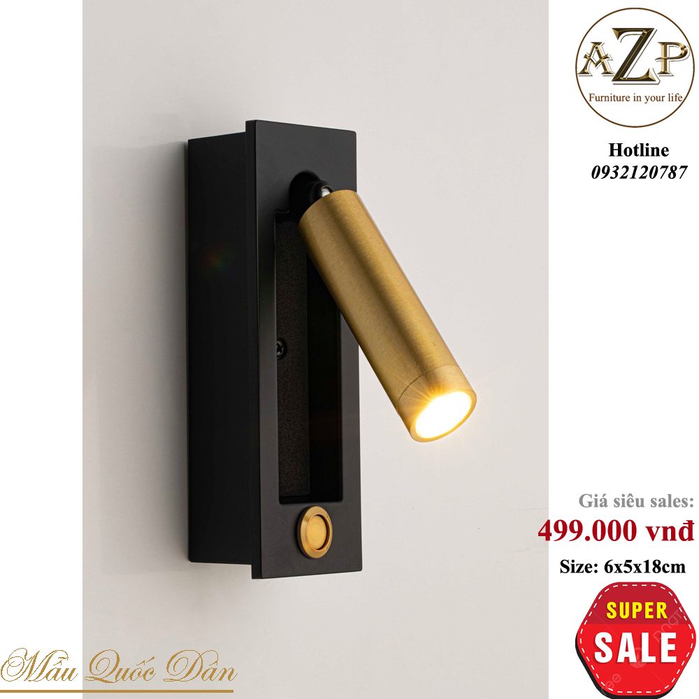 Đèn Ốp Vách Phong Cách Hiện Đại Tối Giản - Hàng Nhập Khẩu - AZP - OV187