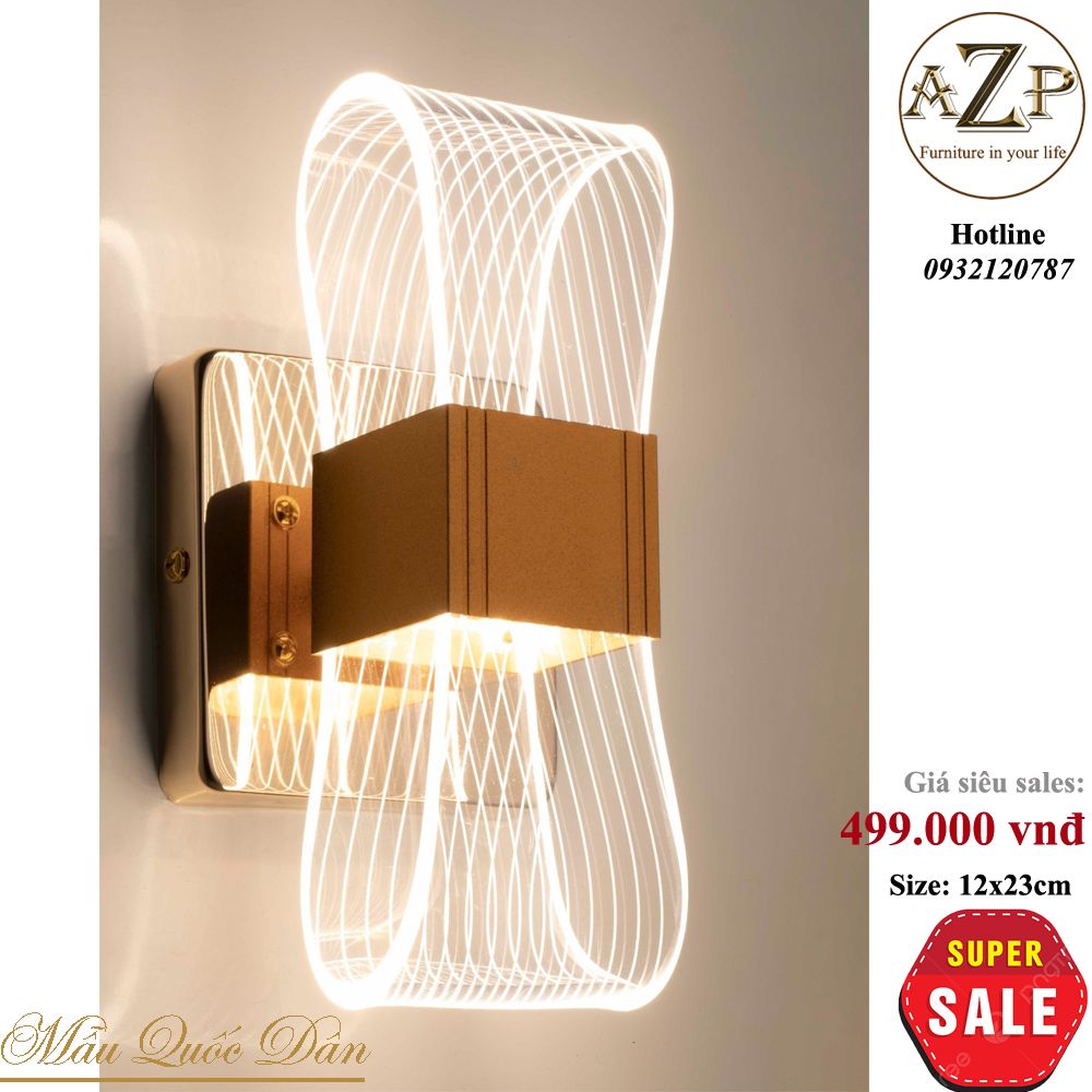 Đèn Ốp Vách Phong Cách Hiện Đại Tối Giản - Hàng Nhập Khẩu - AZP - OV158