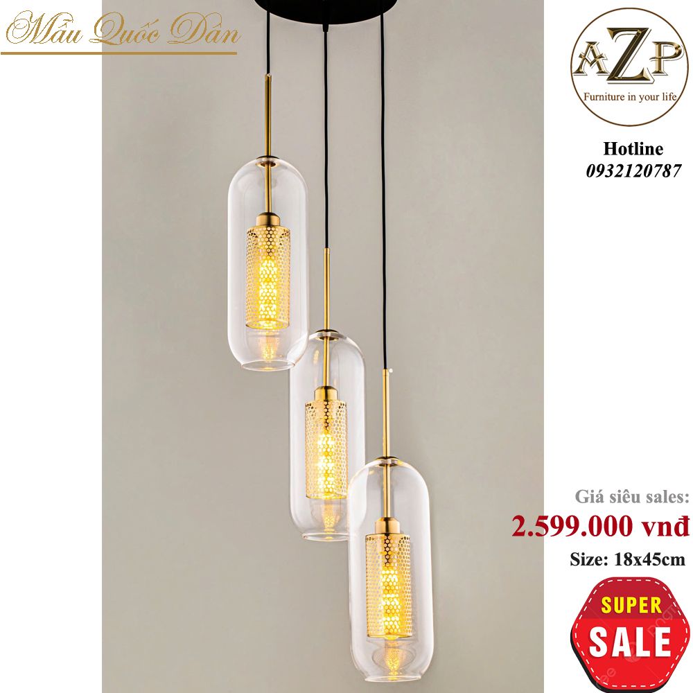 Đèn Thả Trần Đơn – Nét Đẹp Tối Giản Cho Không Gian Hiện Đại - Hàng Nhập Khẩu AZP-TD124