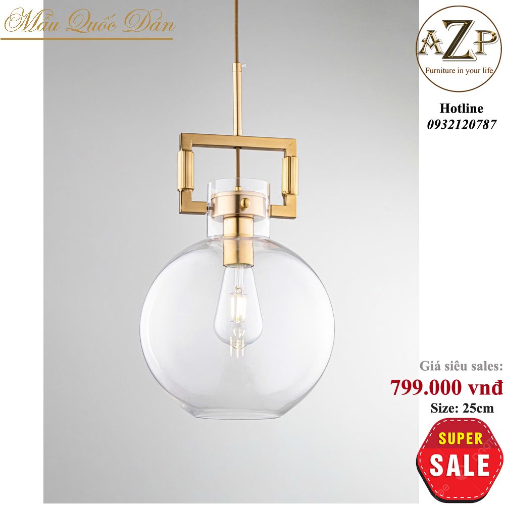 Đèn Thả Trần Đơn – Nét Đẹp Tối Giản Cho Không Gian Hiện Đại - Hàng Nhập Khẩu AZP-TD344