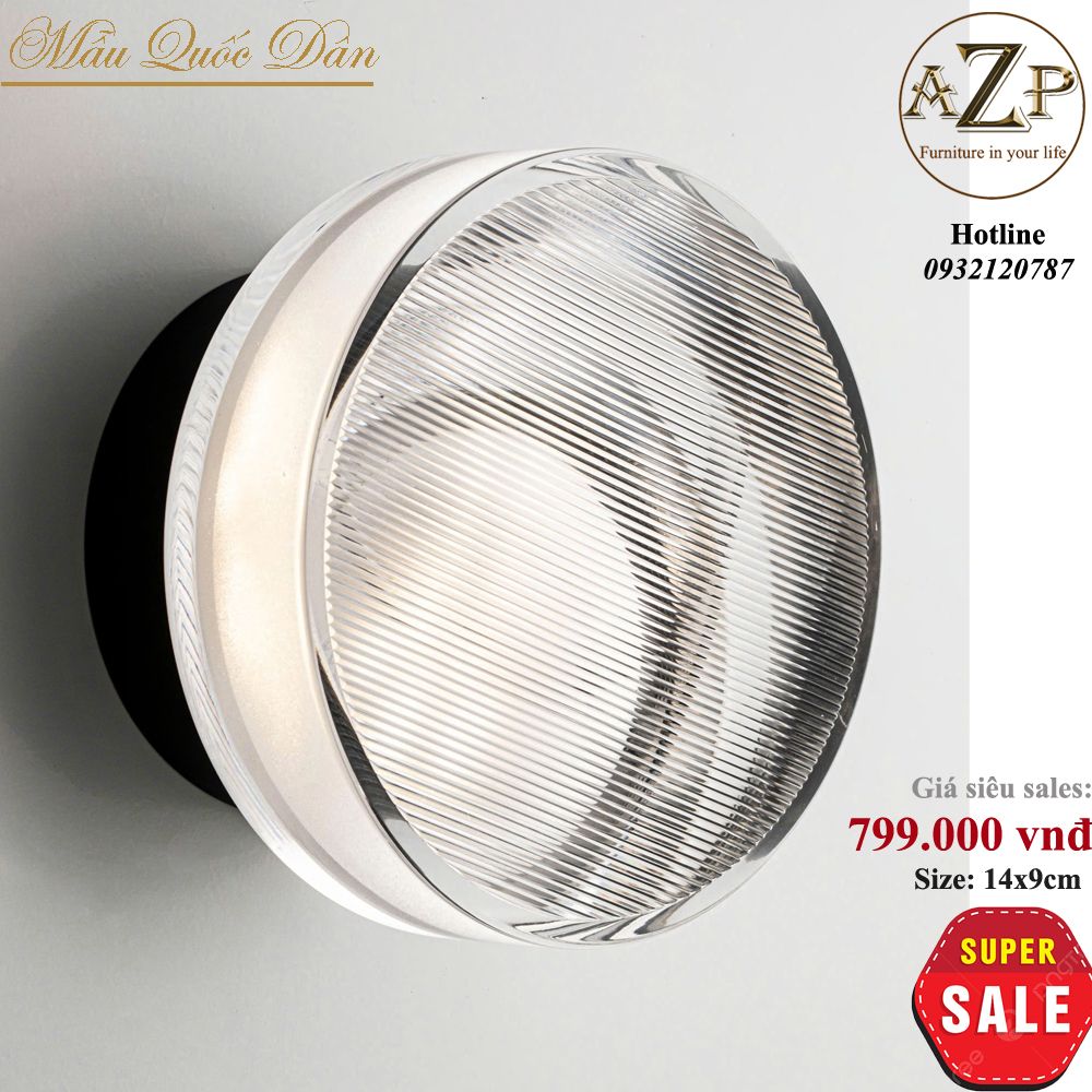 Đèn Ốp Vách Phong Cách Hiện Đại Tối Giản - Hàng Nhập Khẩu - AZP - OV75
