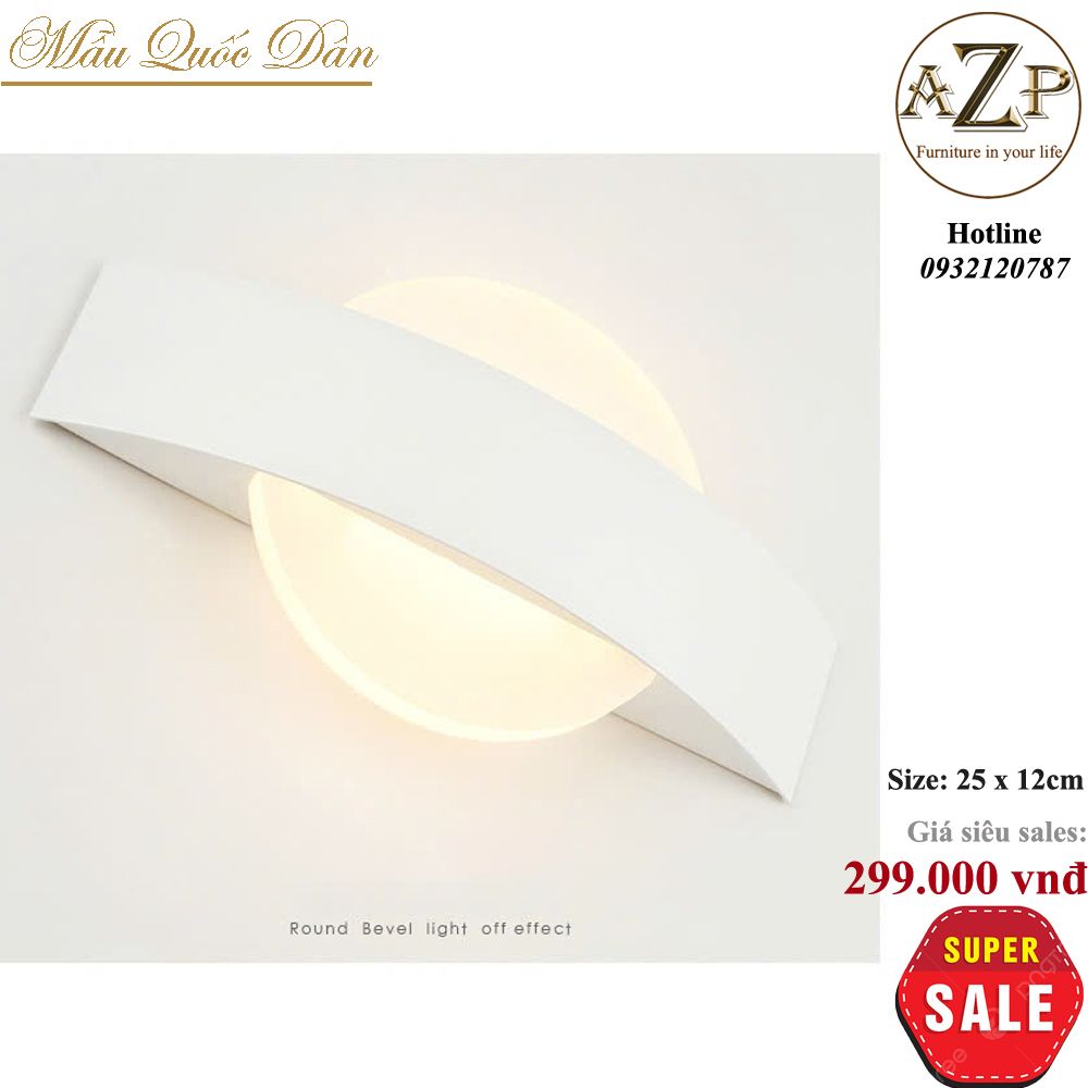Đèn Ốp Vách Hắt Tường Phong Cách Hiện Đại Tối Giản - Hàng Nhập Khẩu - AZP - OV372