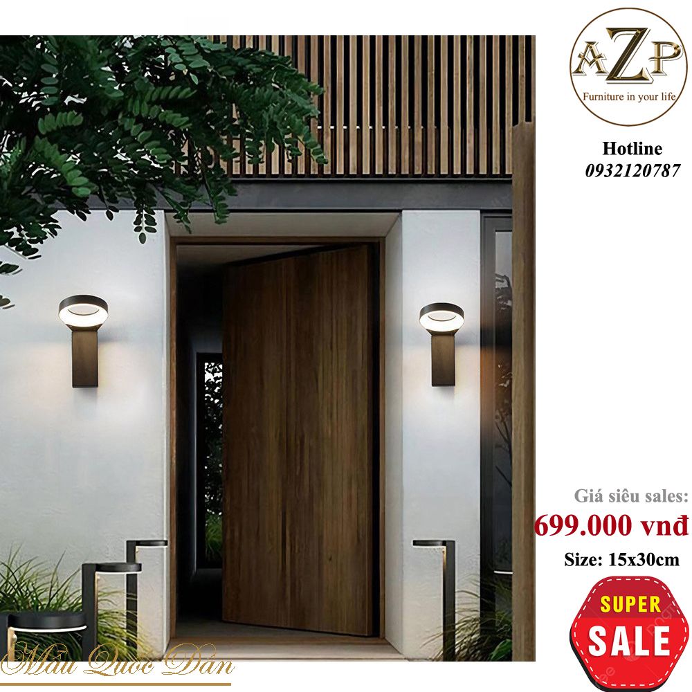 Đèn Ốp Vách Hắt Tường Phong Cách Hiện Đại Tối Giản - Hàng Nhập Khẩu - AZP - OV341