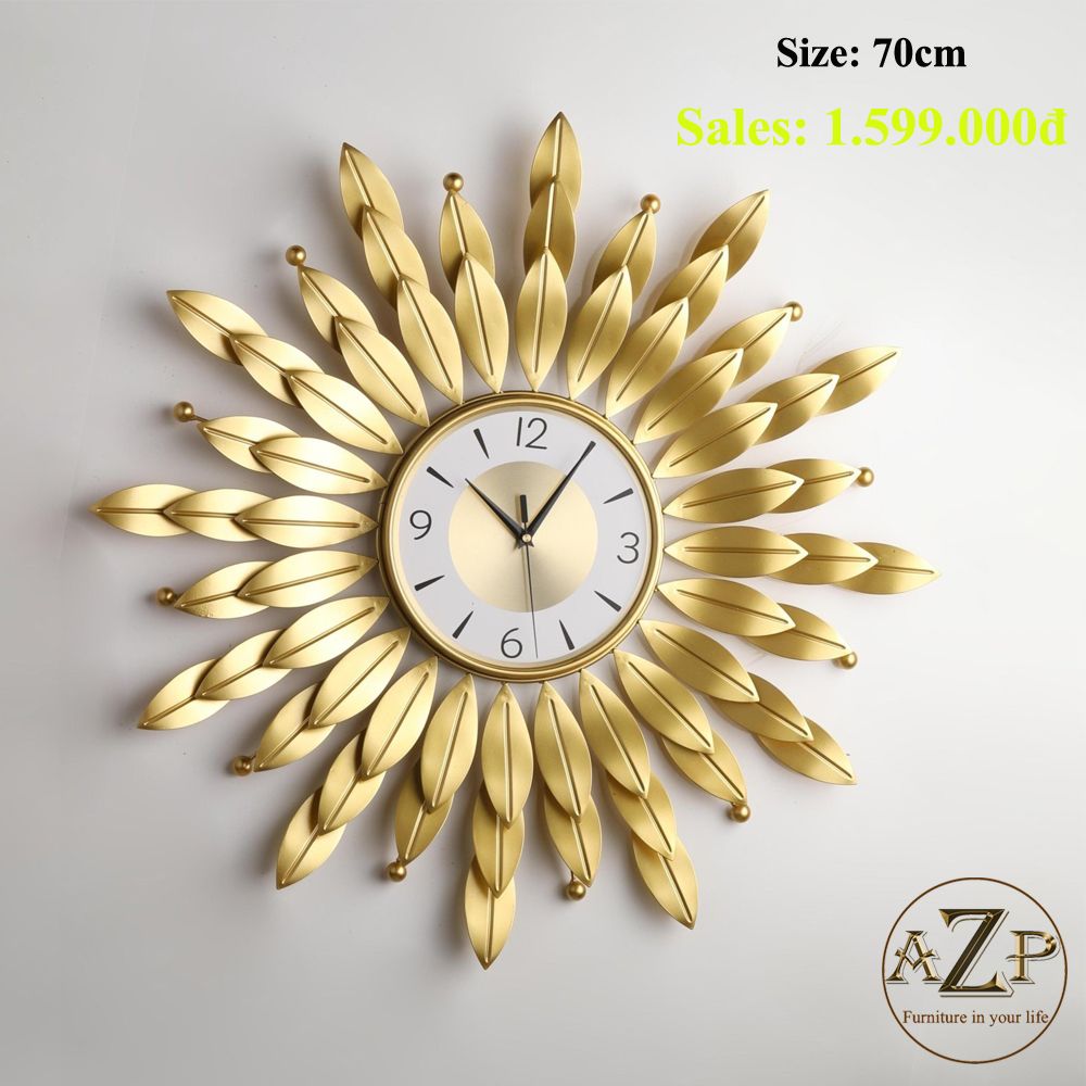 Đồng Hồ Treo Tường – Điểm Nhấn Decor Sang Trọng Cho Mọi Không Gian - Hàng Nhập Khẩu AZP-DH7