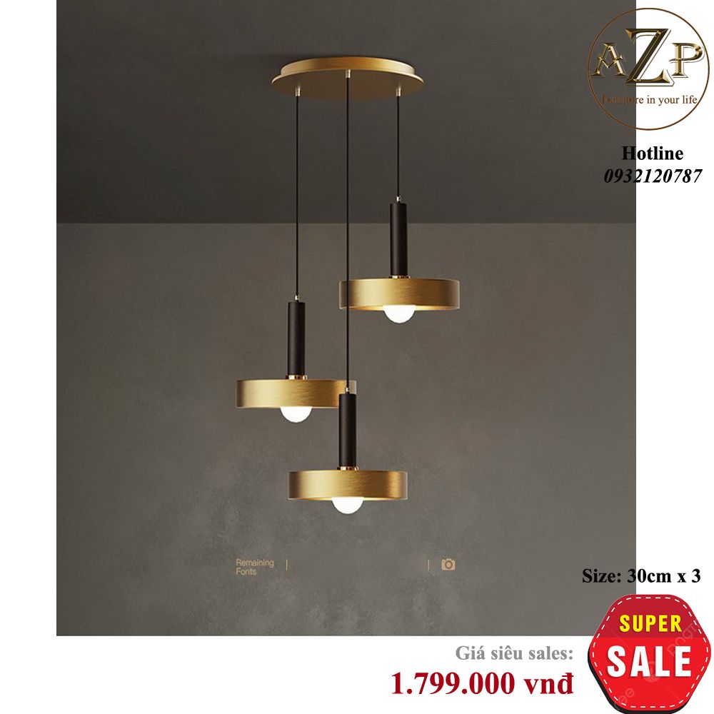 Đèn Thả Trần Đơn – Nét Đẹp Tối Giản Cho Không Gian Hiện Đại - Hàng Nhập Khẩu AZP-TD214