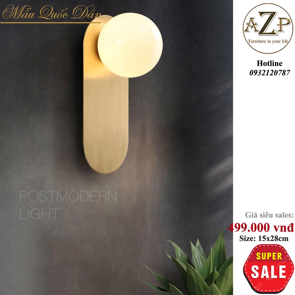 Đèn Ốp Vách Phong Cách Hiện Đại Tối Giản - Hàng Nhập Khẩu - AZP - OV37