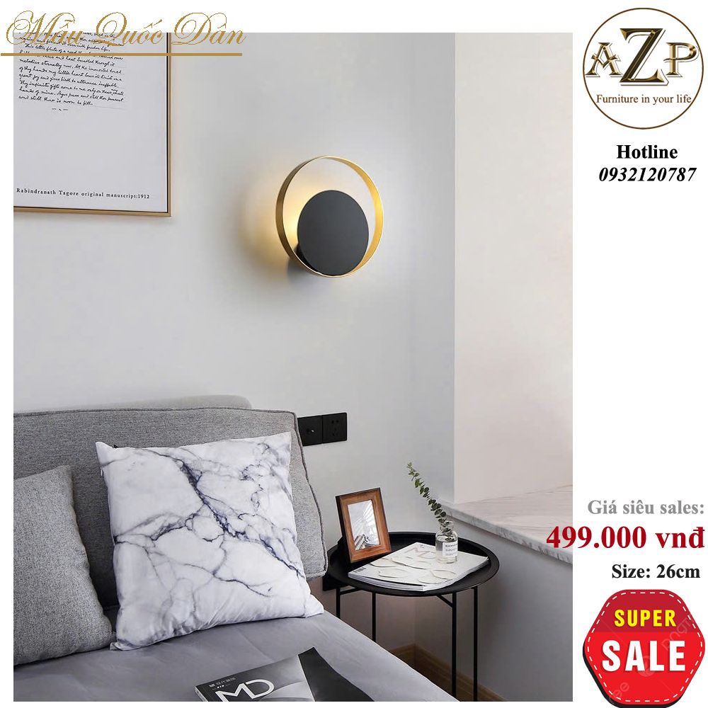 Đèn Ốp Vách Hắt Tường Phong Cách Hiện Đại Tối Giản - Hàng Nhập Khẩu - AZP - OV365