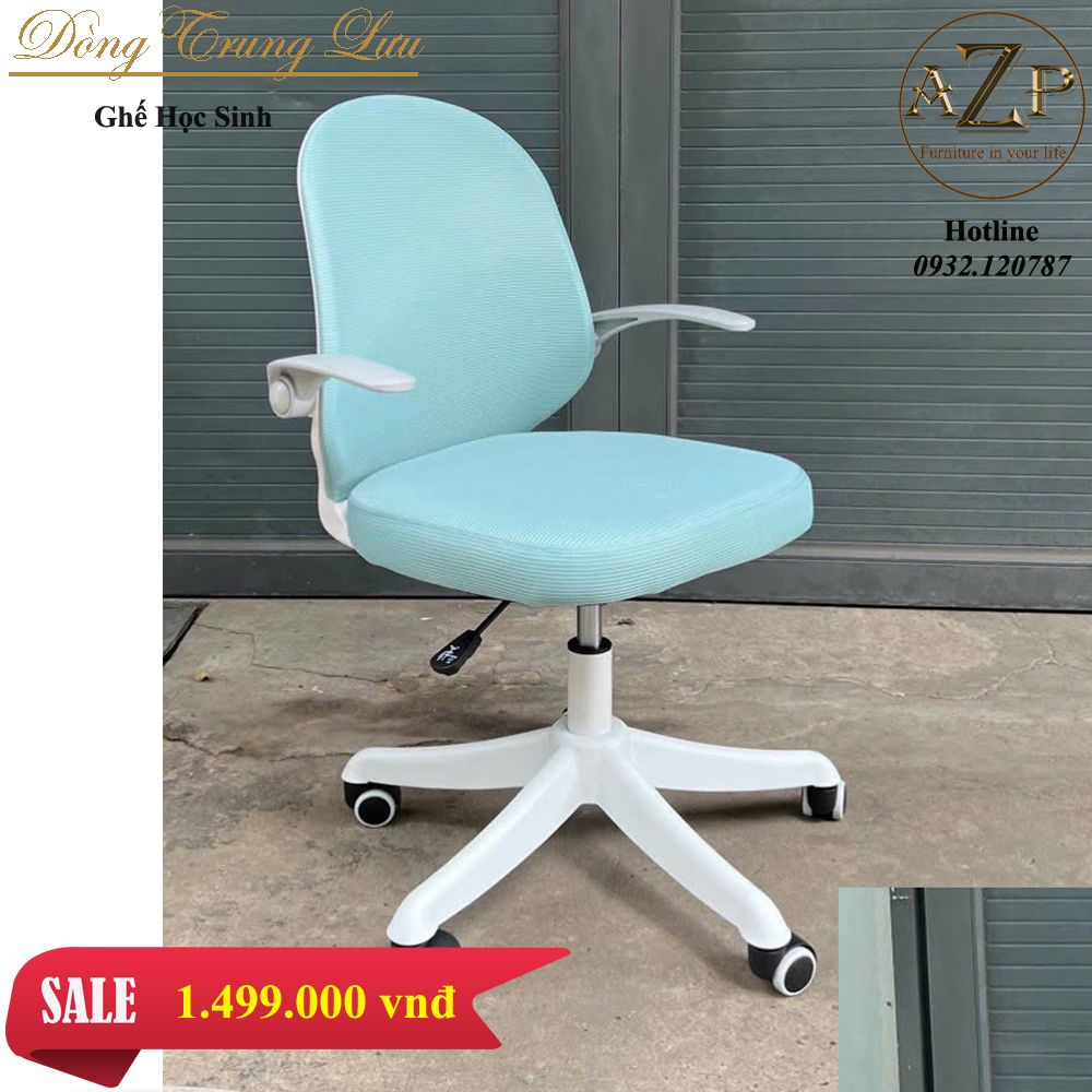 Ghế Học Sinh Hỗ trợ Cột Sống cho Bé, Chống Gù, Chống Cận Hàng Nhập Khẩu AZP-103-Xanh