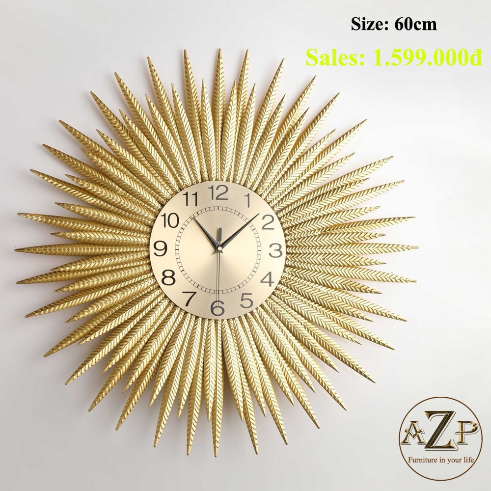 Đồng Hồ Treo Tường – Điểm Nhấn Decor Sang Trọng Cho Mọi Không Gian - Hàng Nhập Khẩu AZP-DH6