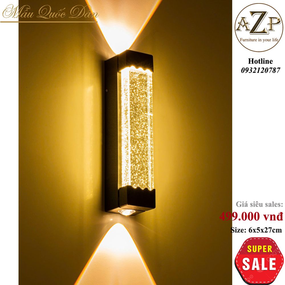 Đèn Ốp Vách Hắt Tường Phong Cách Hiện Đại Tối Giản - Hàng Nhập Khẩu - AZP - OV385