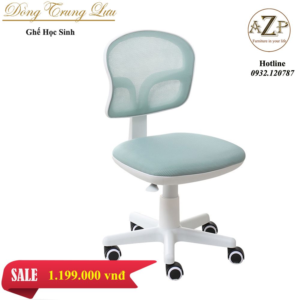 Ghế Học Sinh Hỗ trợ Cột Sống cho Bé, Chống Gù, Chống Cận Hàng Nhập Khẩu AZP-102-Xanh