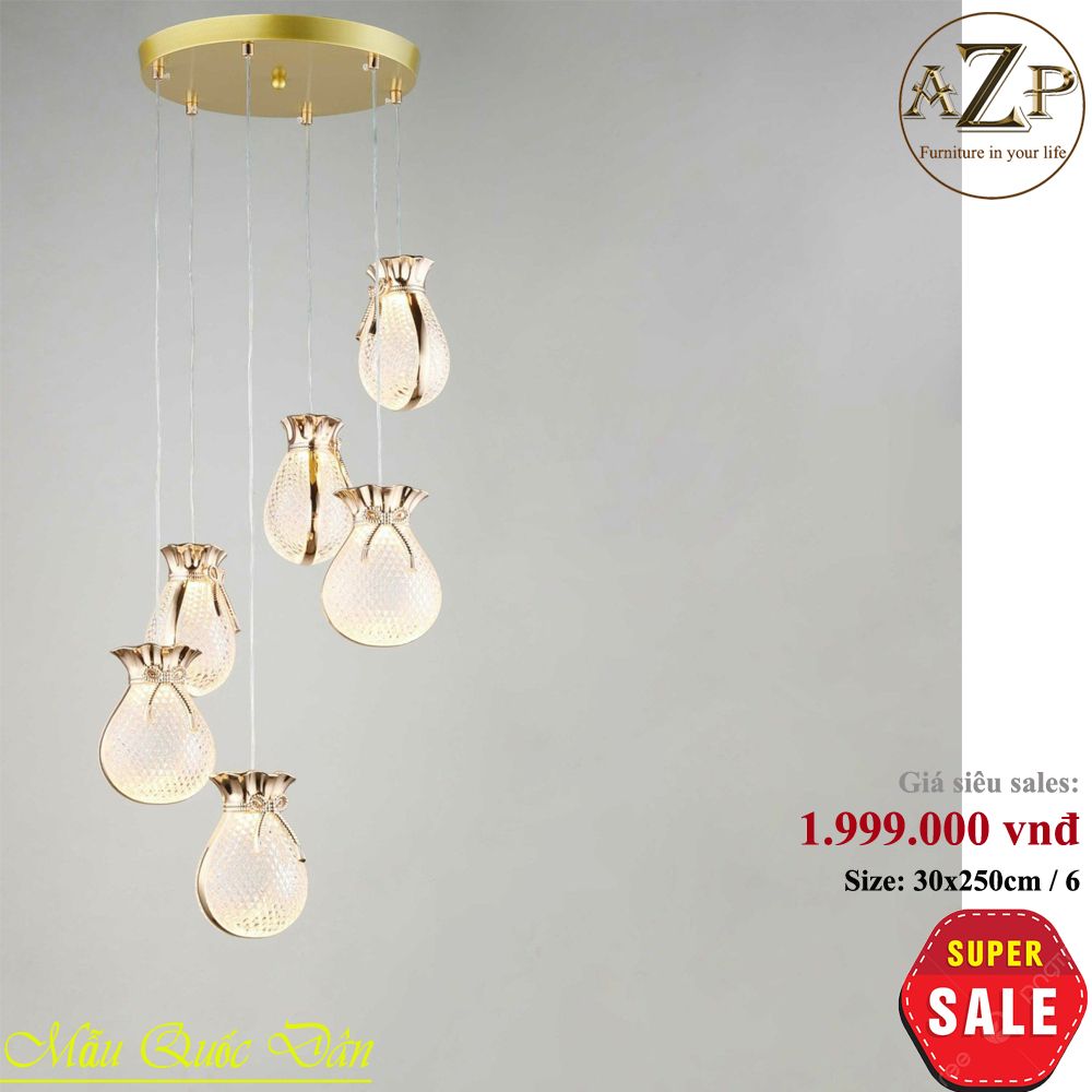 Đèn Thông Tầng Nghệ Thuật - Sang Trọng & Đẳng Cấp - Rực Rỡ & Tinh Tế - Hàng Nhập Khẩu AZP-TT75