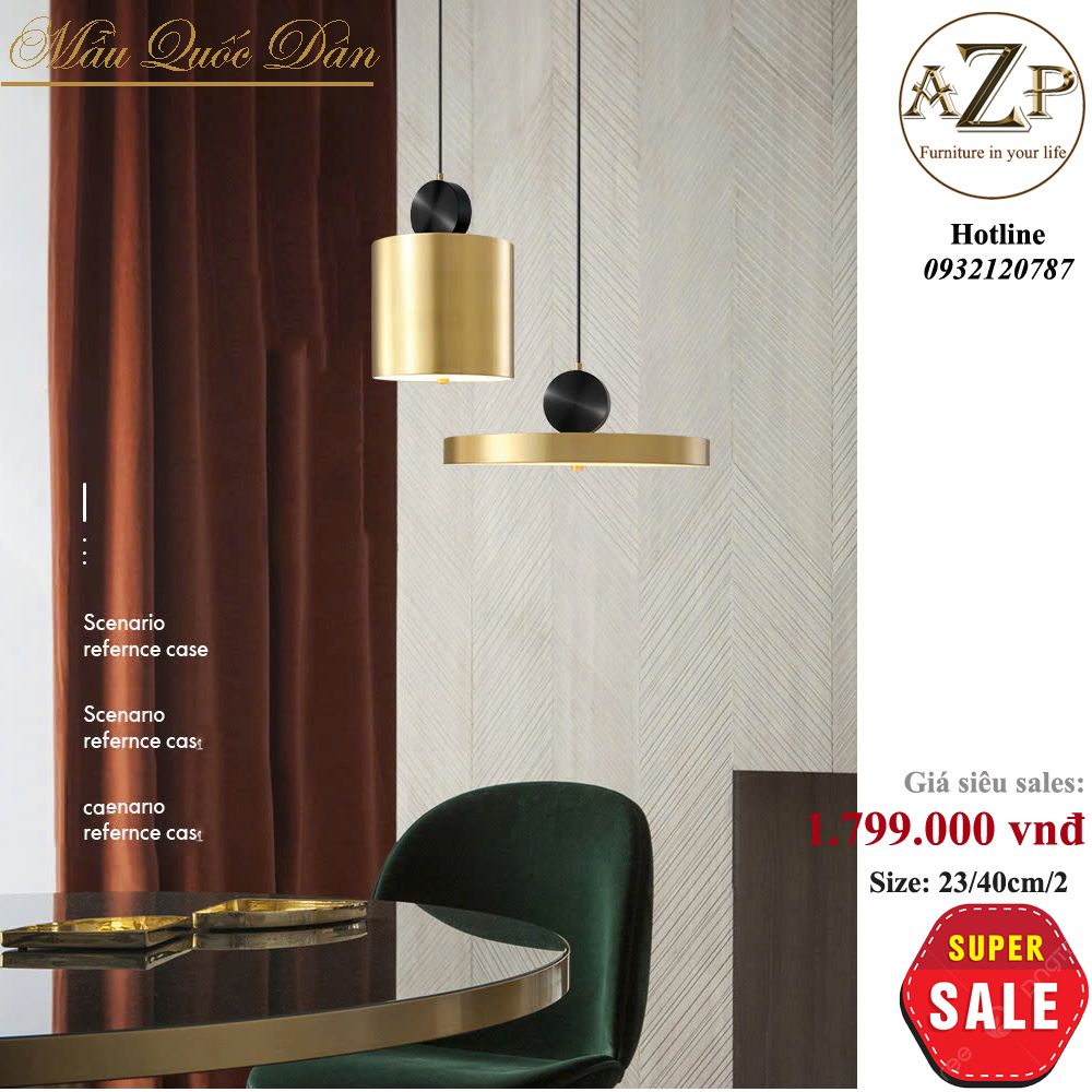 Đèn Thả Trần Đơn – Nét Đẹp Tối Giản Cho Không Gian Hiện Đại - Hàng Nhập Khẩu AZP-TD318