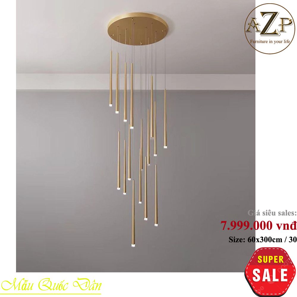 Đèn Thông Tầng Nghệ Thuật - Sang Trọng & Đẳng Cấp - Rực Rỡ & Tinh Tế - Hàng Nhập Khẩu AZP-TT64