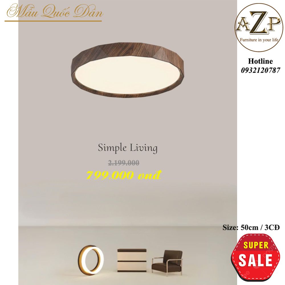 Đèn Ốp Trần Nghệ Thuật – Điểm Nhấn Ấn Tượng Cho Mọi Không Gian - Hàng Nhập Khẩu AZP - OT42