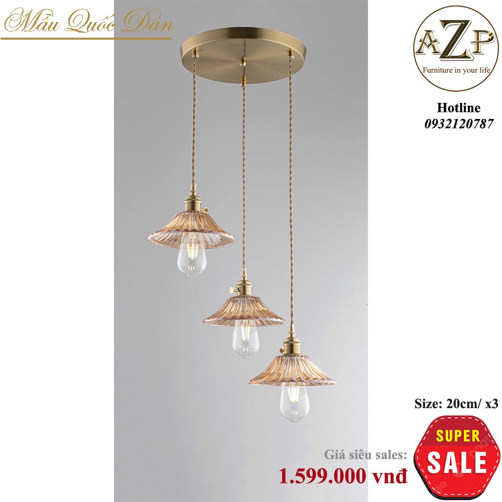 Đèn Thả Trần Đơn – Nét Đẹp Tối Giản Cho Không Gian Hiện Đại - Hàng Nhập Khẩu AZP-TD357