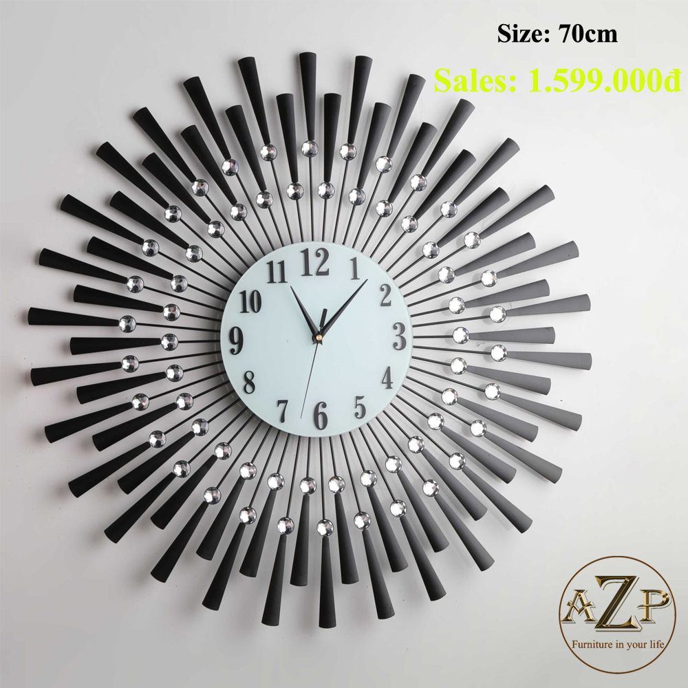 Đồng Hồ Treo Tường – Điểm Nhấn Decor Sang Trọng Cho Mọi Không Gian - Hàng Nhập Khẩu AZP-DH3