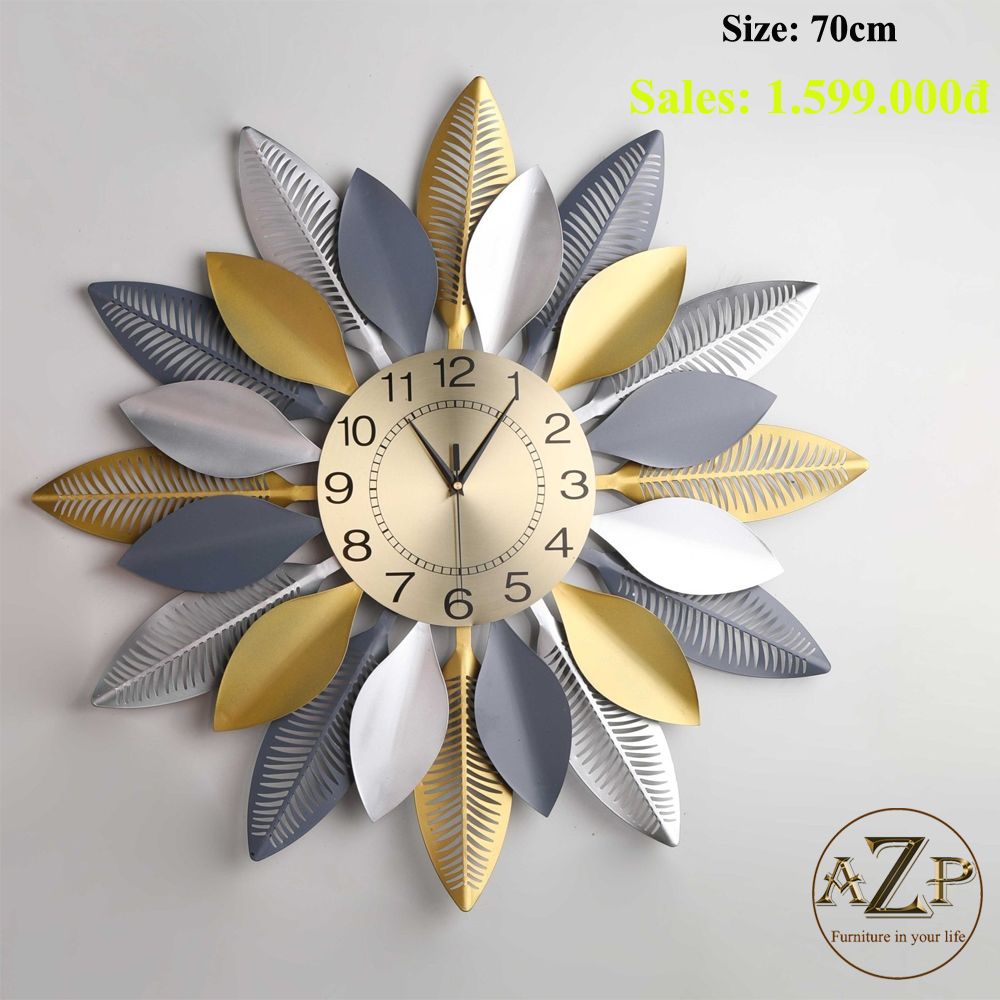Đồng Hồ Treo Tường – Điểm Nhấn Decor Sang Trọng Cho Mọi Không Gian - Hàng Nhập Khẩu AZP-DH16