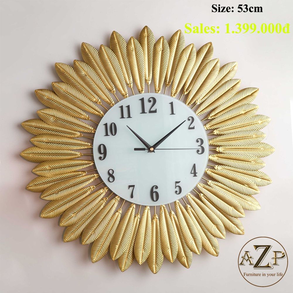 Đồng Hồ Treo Tường – Điểm Nhấn Decor Sang Trọng Cho Mọi Không Gian - Hàng Nhập Khẩu AZP-DH17