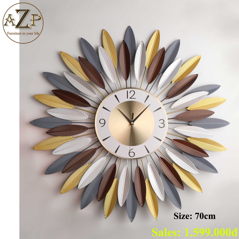 Đồng Hồ Treo Tường – Điểm Nhấn Decor Sang Trọng Cho Mọi Không Gian - Hàng Nhập Khẩu AZP-DH9