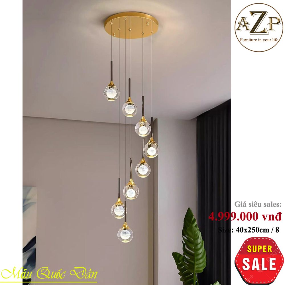 Đèn Thông Tầng Nghệ Thuật - Sang Trọng & Đẳng Cấp - Rực Rỡ & Tinh Tế - Hàng Nhập Khẩu AZP-TT86