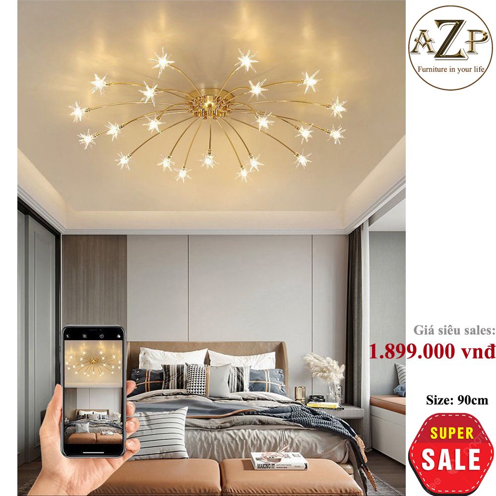 Đèn Thả Trần Chùm Ngôi Sao Nghệ Thuật Hàng Nhập Khẩu AZP-TC26