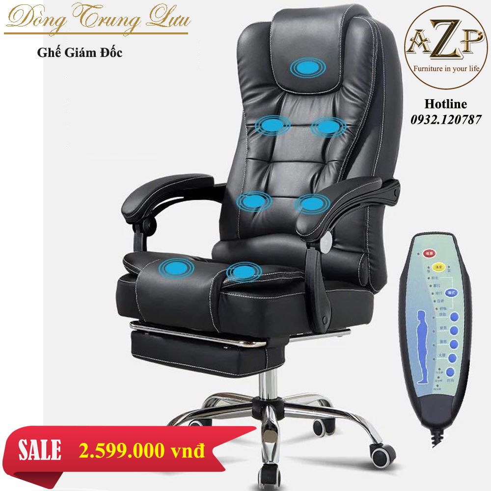 Ghế Văn Phòng AZP Dòng Phổ Thông hàng nhập khẩu AZP-123-7 Kèm remote