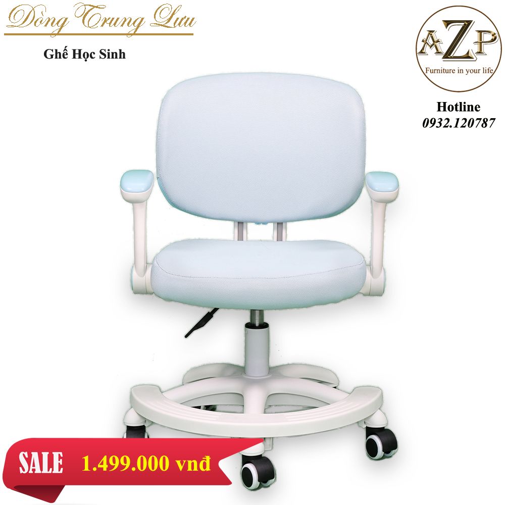 Ghế Học Sinh Hỗ trợ Cột Sống cho Bé, Chống Gù, Chống Cận Hàng Nhập Khẩu AZP-107-Xanh
