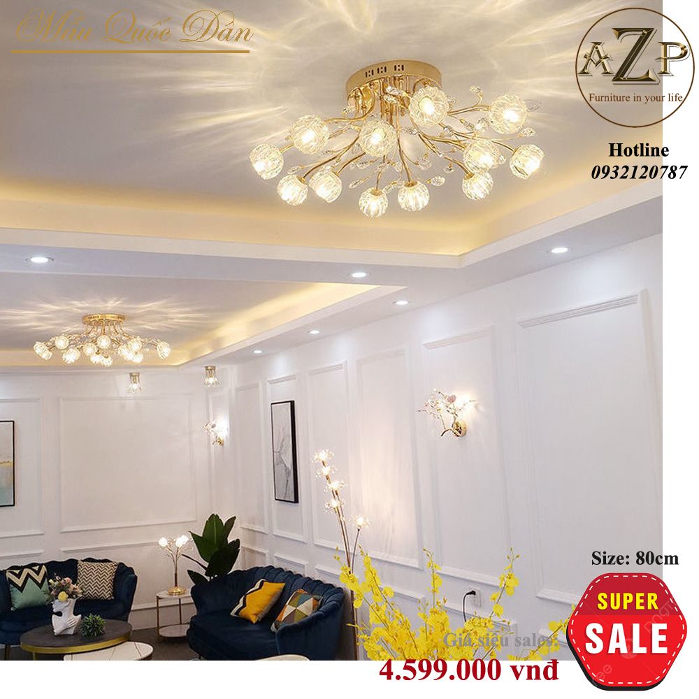 Đèn Thả Trần Chùm Nghệ Thuật Hàng Nhập Khẩu AZP-TC90