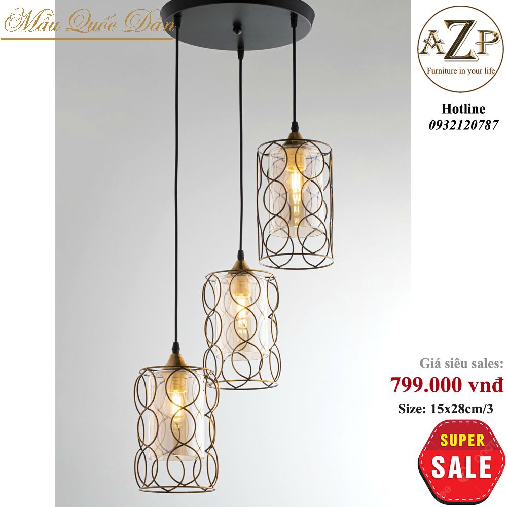 Đèn Thả Trần Đơn – Nét Đẹp Tối Giản Cho Không Gian Hiện Đại - Hàng Nhập Khẩu AZP-TD348