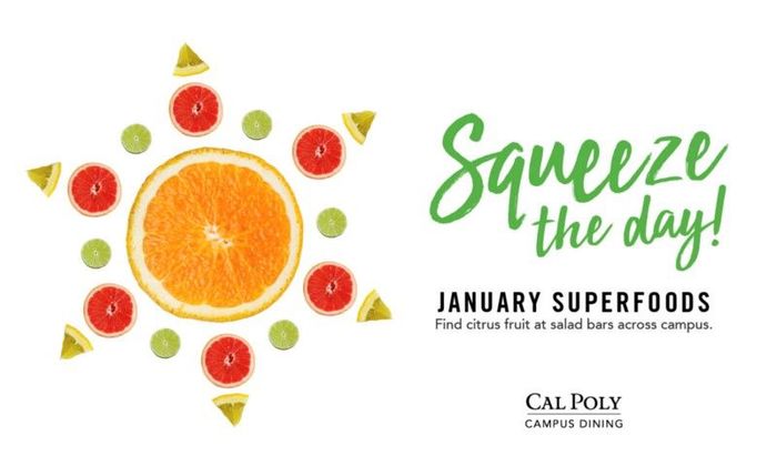 Squeeze The Day Superfood Graphic