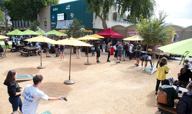 The Food Truck Village at Cal Poly