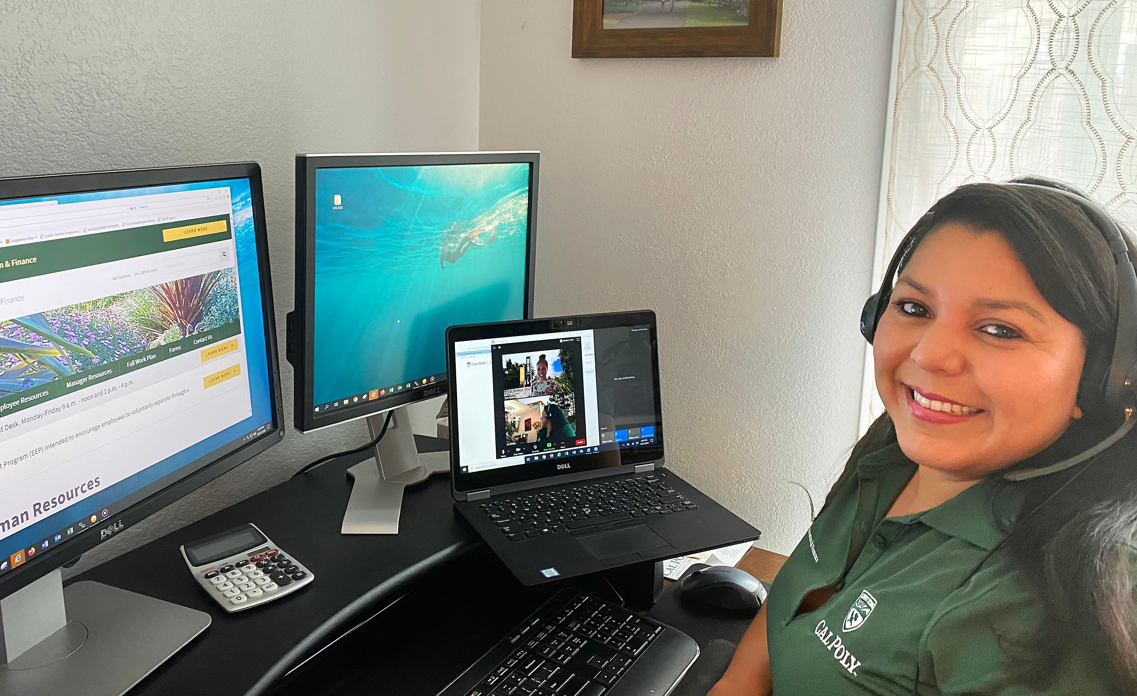 How hr adapted to a virtual format inside cal poly