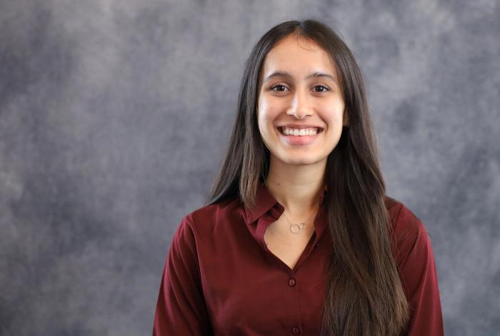 Dhruvi Jain, a third-year architecture major at Cal Poly, and student staff member at the Performing Art Center.