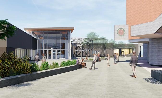 A rendering of Building 19 at Cal Poly