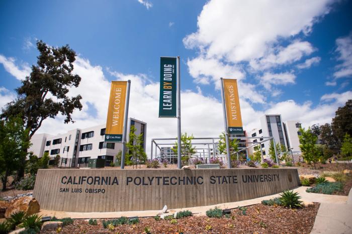 Cal Poly campus entrance.