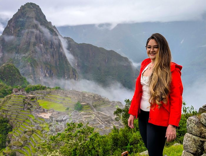Alecxia Acosta at Machu Pichu